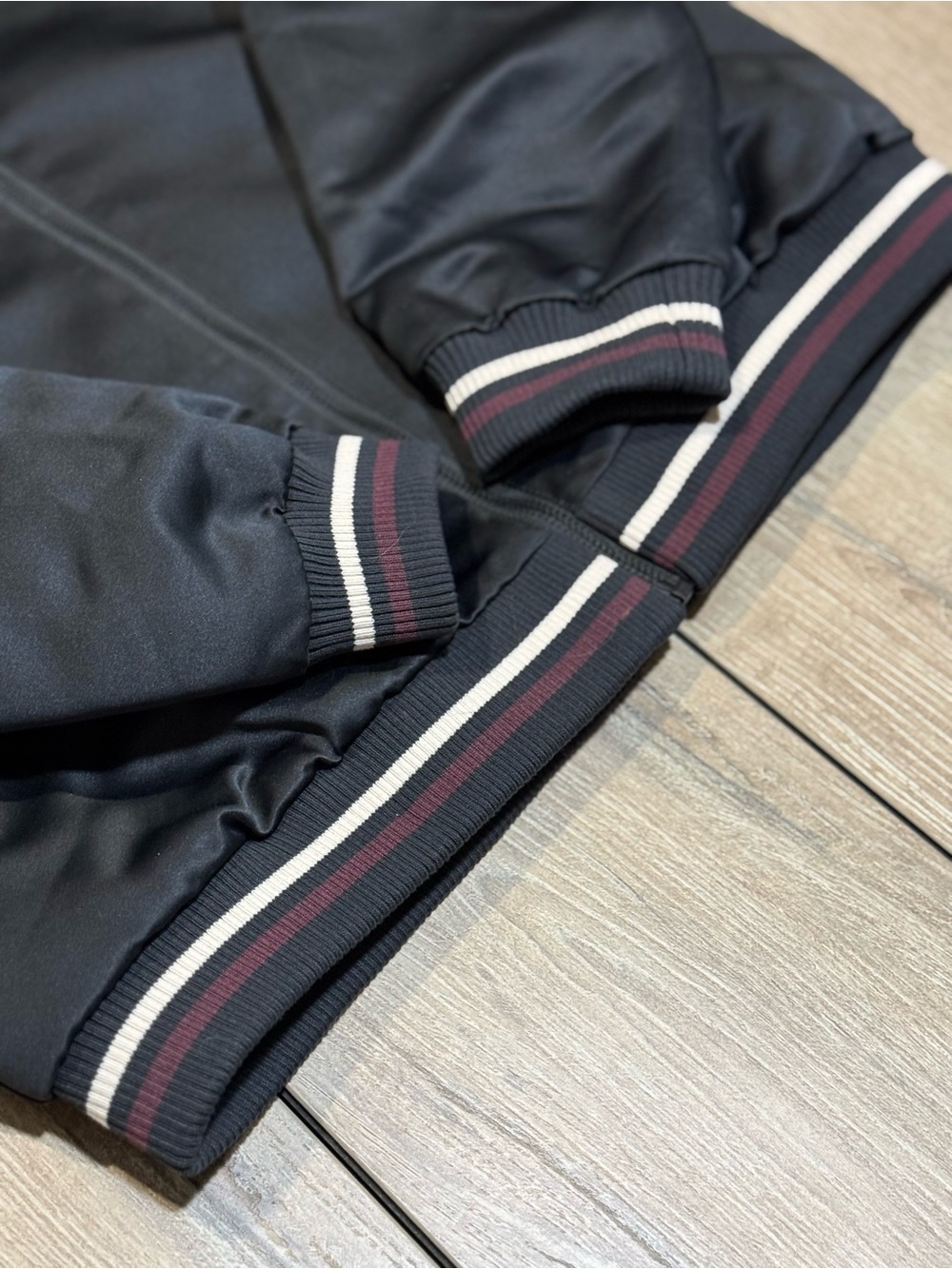 Volcom Black Satin Bomber Jacket Snake Embroidered True To This NWOT Small - Picture 7 of 16